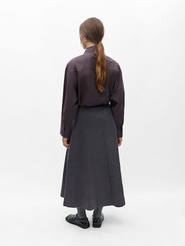 OBJECT - Falda 'KAVIN' en gris
