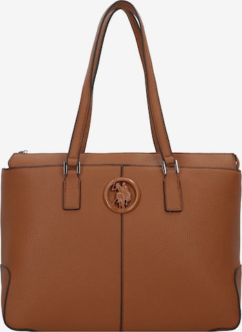 U.S. POLO ASSN. Shopper 'Cypress' in Brown: front