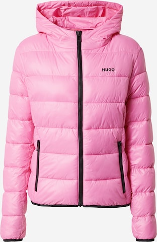 HUGO Prehodna jakna 'Famara' | roza barva: sprednja stran