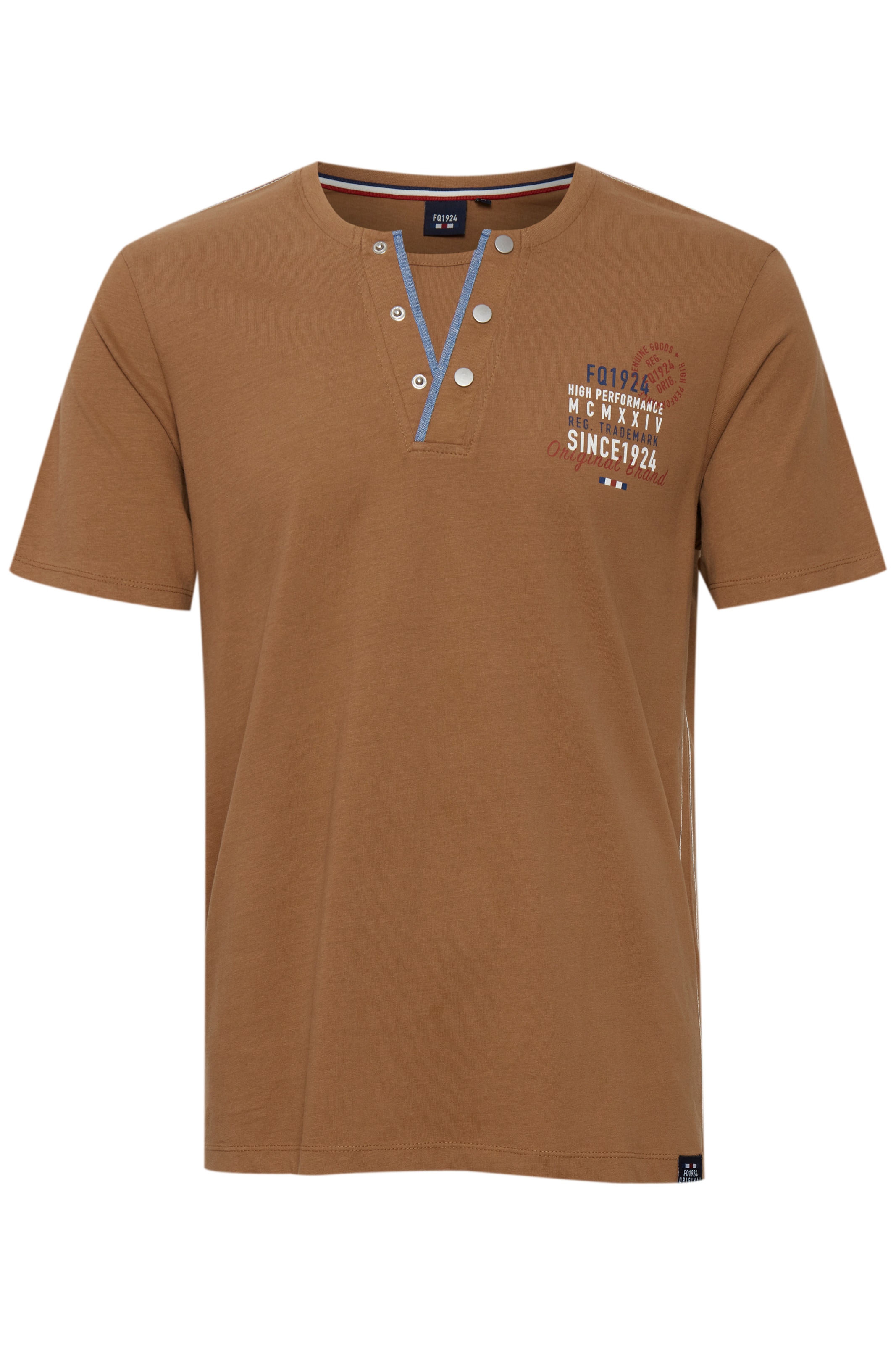 T-Shirt 'RUDOLF' FQ1924 en marron : devant