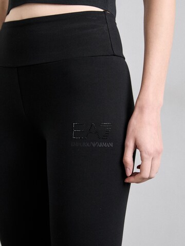 EA7 Emporio Armani Skinny Legíny - Čierna