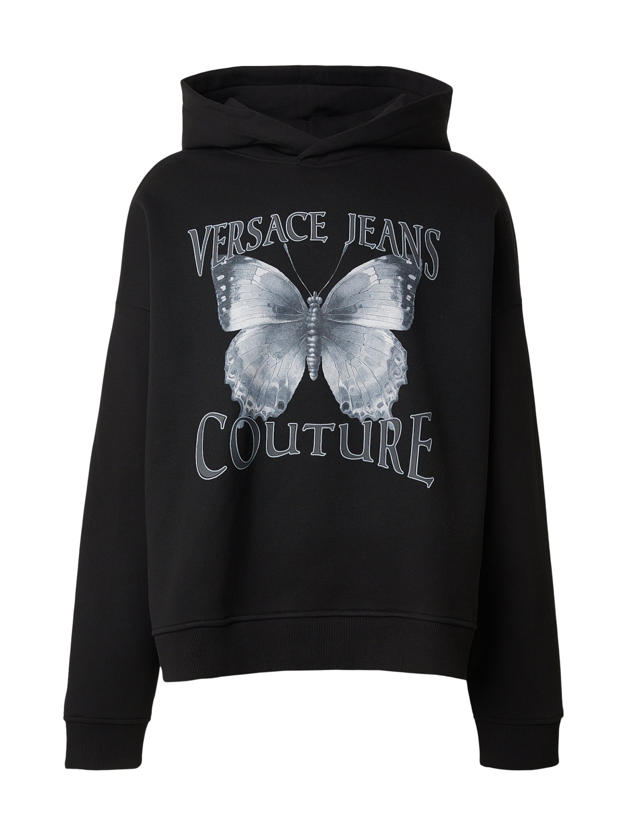 Versace Jeans Couture Sweatjacka i svart: framsida
