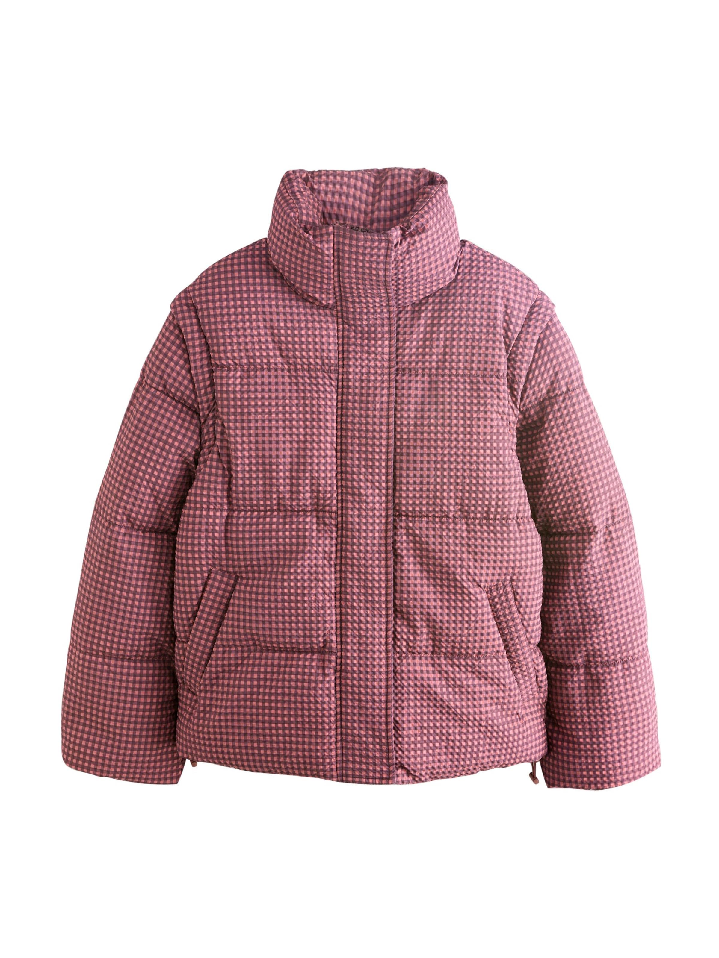 Next Winter coat in Pink: front