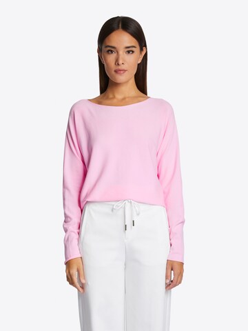 Pull-over Rich & Royal en rose : devant