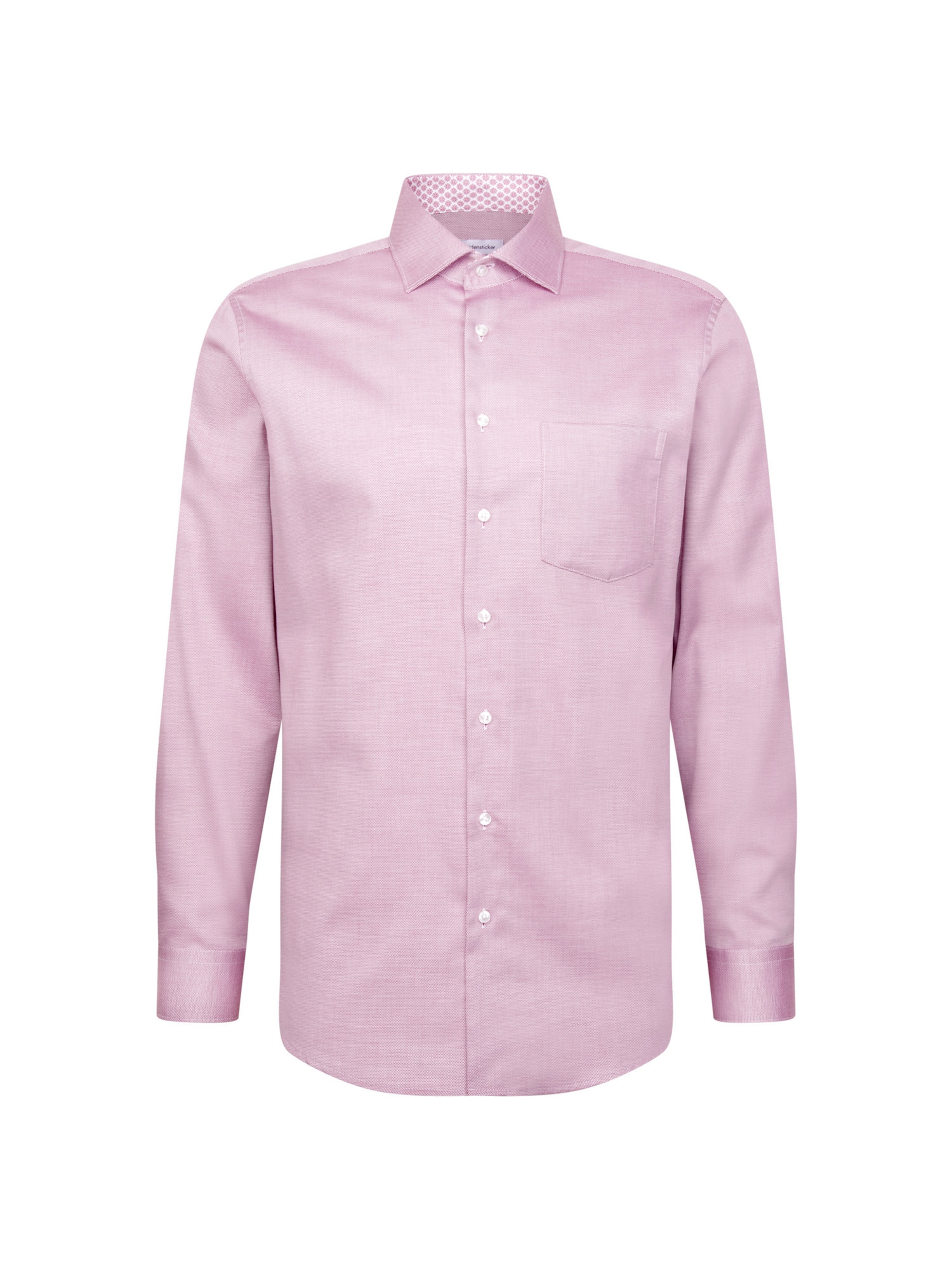 Chemise business 'Schwarze Rose' SEIDENSTICKER en rose : devant