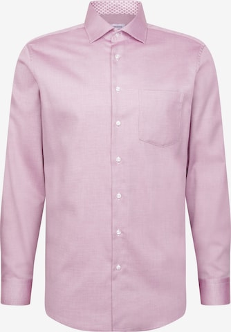 Chemise business 'Schwarze Rose' SEIDENSTICKER en rose : devant