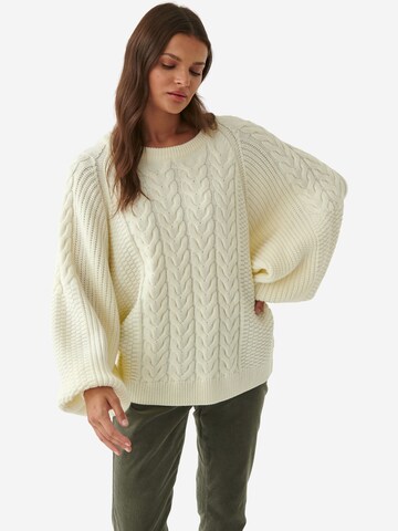 TATUUM - Pullover 'SAWANA' em branco: frente