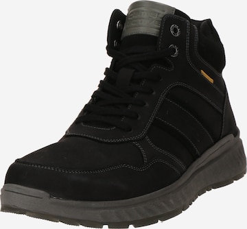 CAMEL ACTIVE - Sapatilhas altas 'Wood' em preto: frente