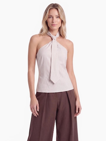 Haut millane en beige : devant