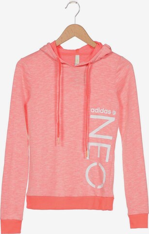ADIDAS NEO Sweatshirt & Zip-Up Hoodie in XS in Pink: front