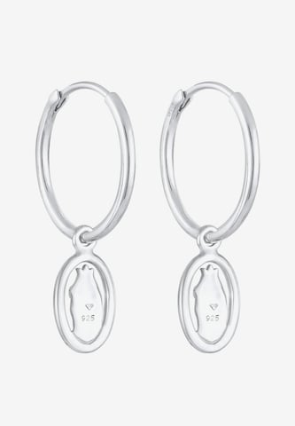 ELLI Earrings 'Marienbild' in Silver