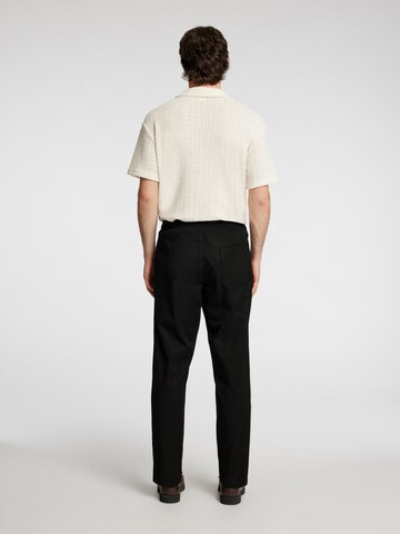 SELECTED Tapered Hose in Schwarz
