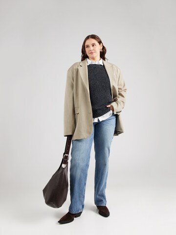 Vero Moda Curve Svetr 'VMCDOFFY' – černá