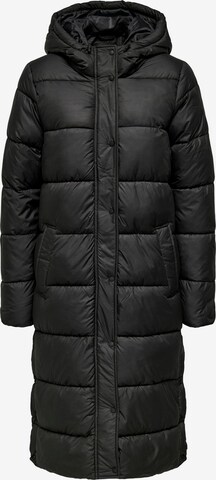 Only Tall Zimní kabát 'Cammie' – černá: přední strana