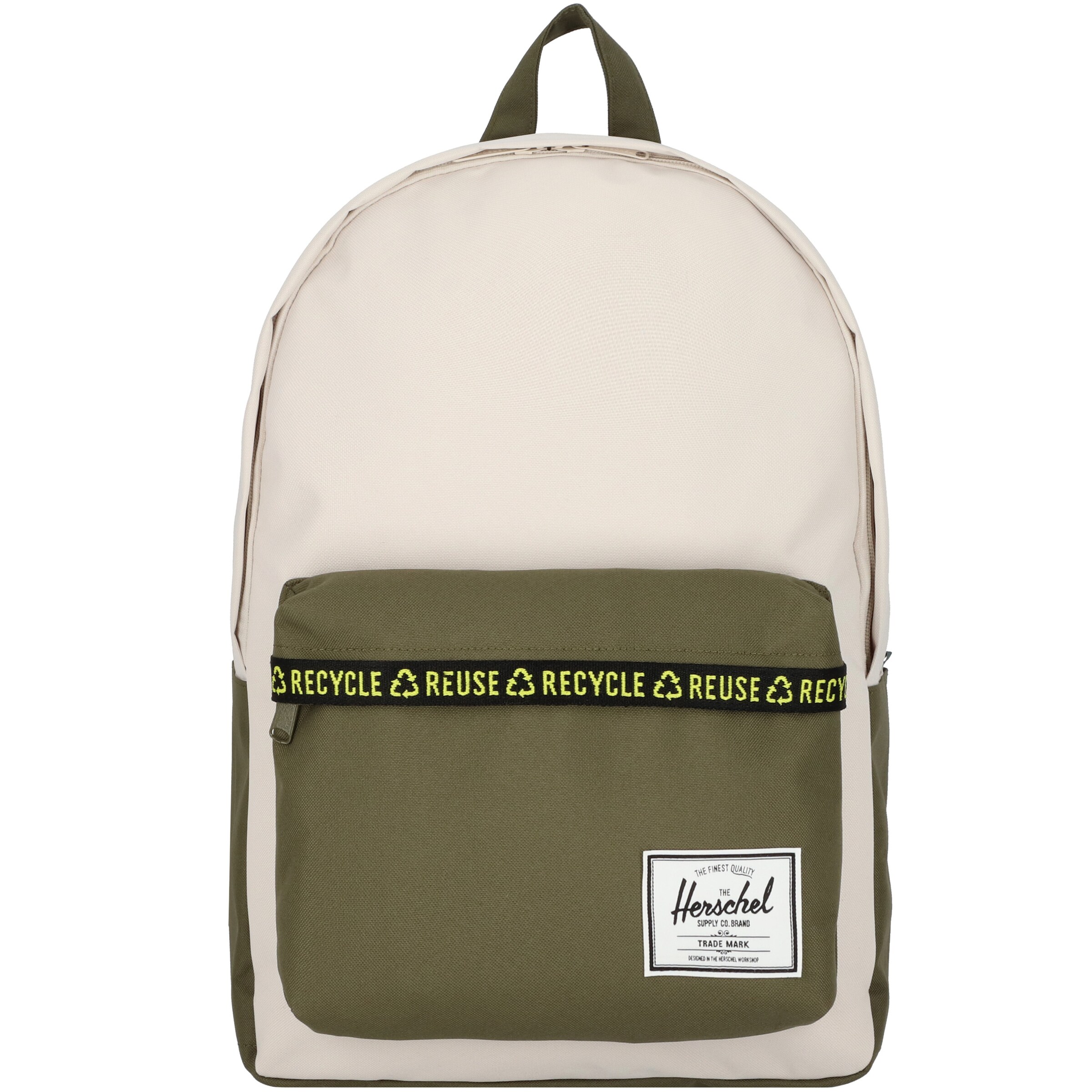 Herschel Rucksack 'Eco Classic' in Beige: Vorderseite