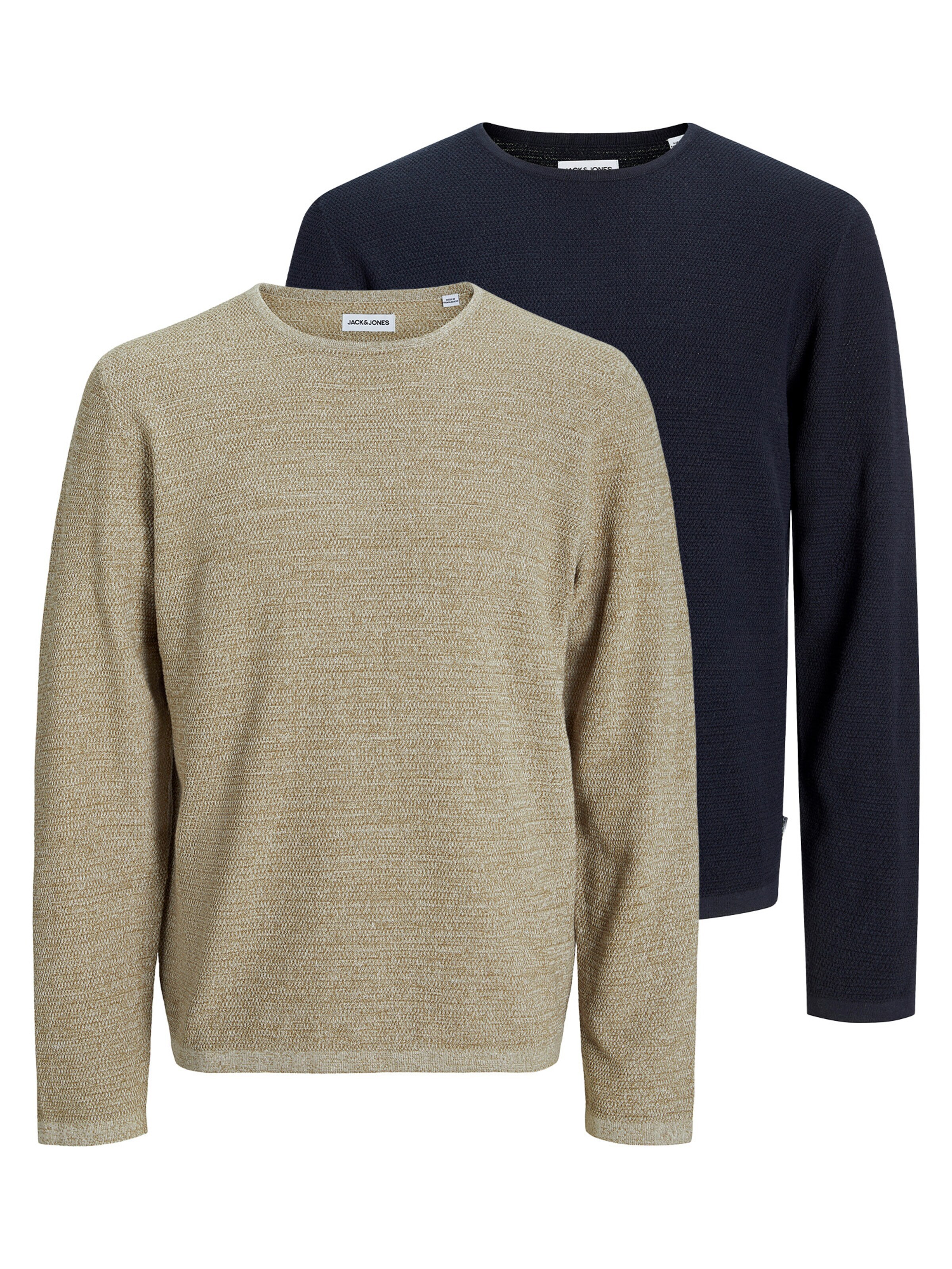 JACK & JONES Sweater 'George' in Blue: front