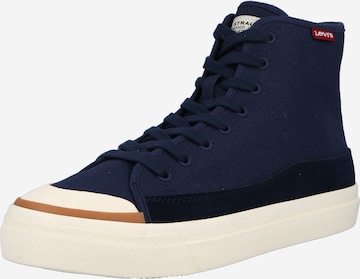LEVI'S High-Top Sneakers 'SQUARE' in Blue: front