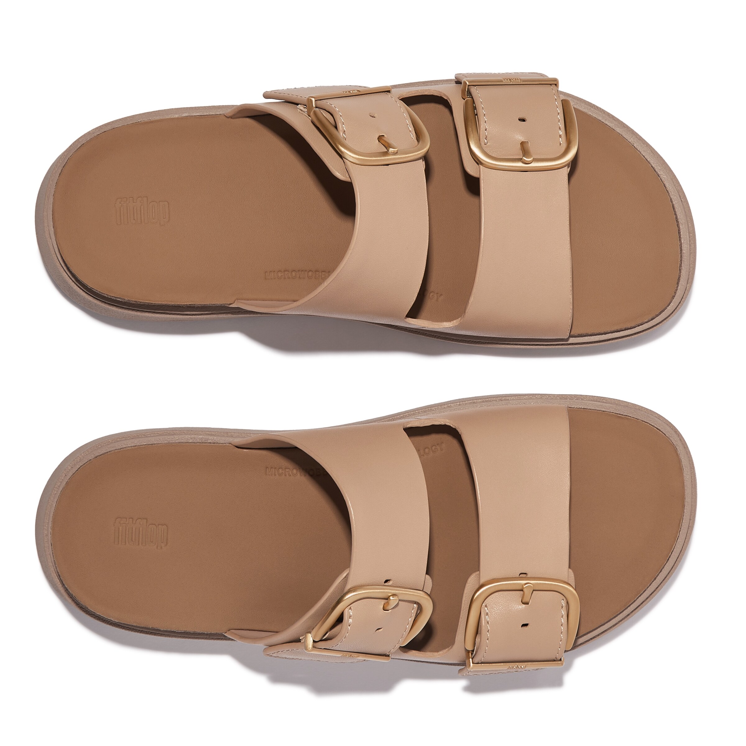 FitFlop Pantolette in Beige: Vorderseite