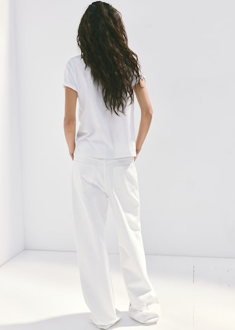 Wide leg Jeans 'ANA' di MANGO in bianco