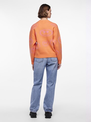 PIECES Pulover 'PCDanni' in Orange