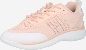 Baskets basses TOMMY HILFIGER en rose : devant