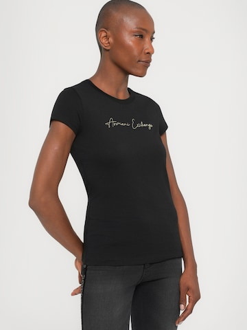 Tricou de la ARMANI EXCHANGE pe negru