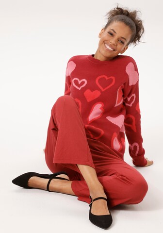 Aniston CASUAL Sweater in Red