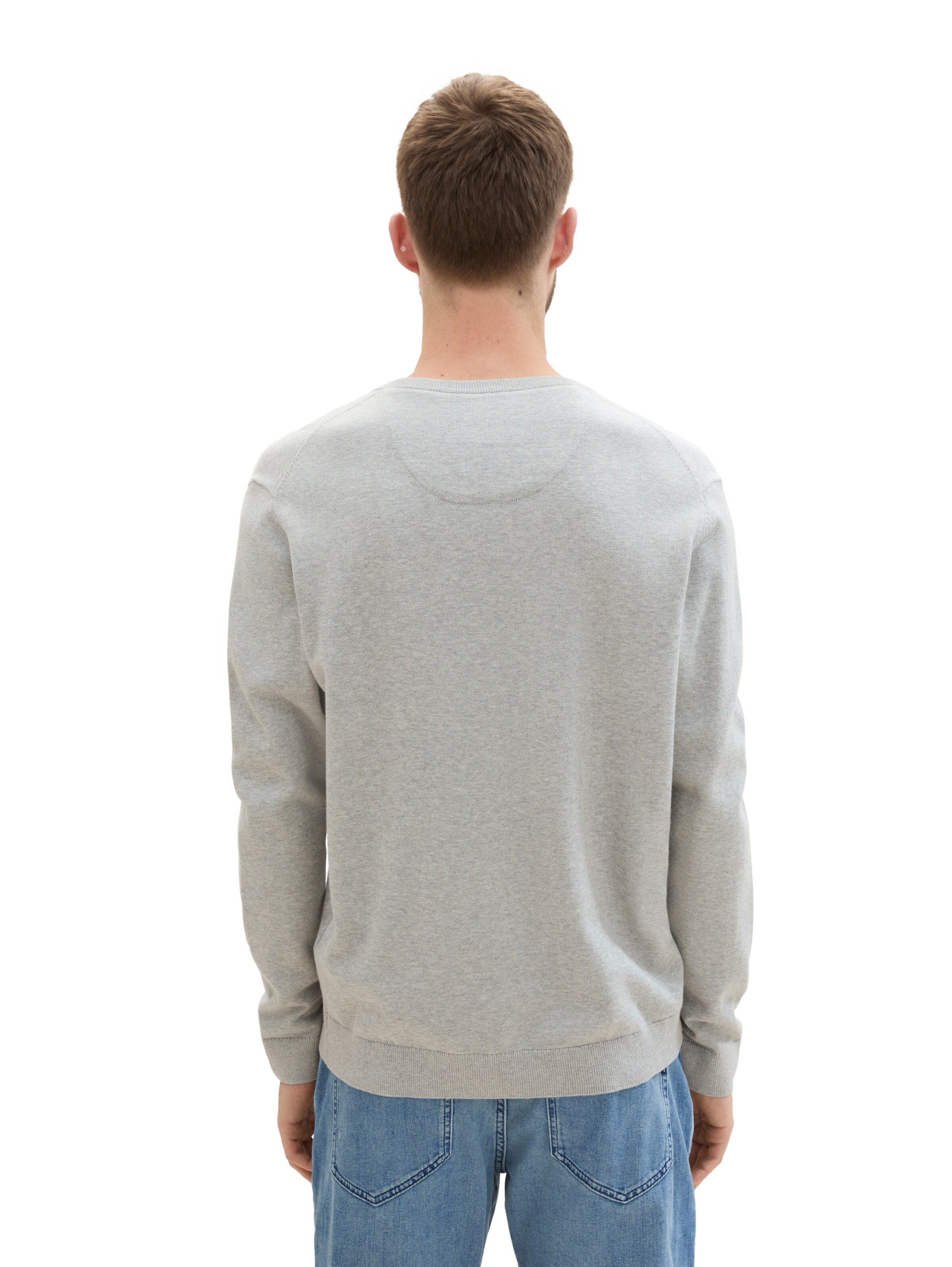 Pulover de la TOM TAILOR pe gri