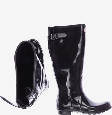 HUNTER Dress Boots in 39 in Black: front