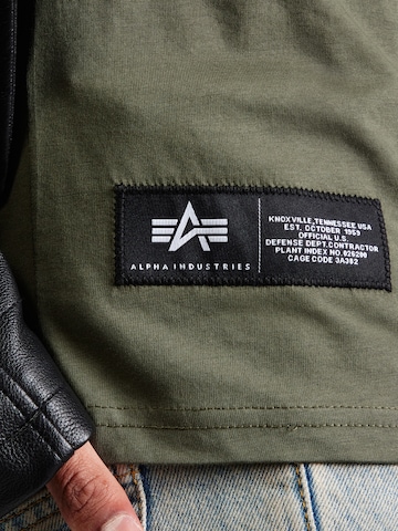 ALPHA INDUSTRIES Póló - zöld