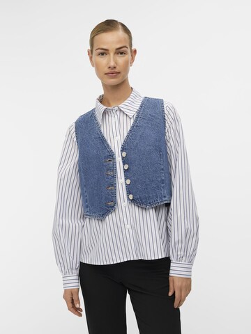 Gilet 'HARLOW' OBJECT en bleu : devant