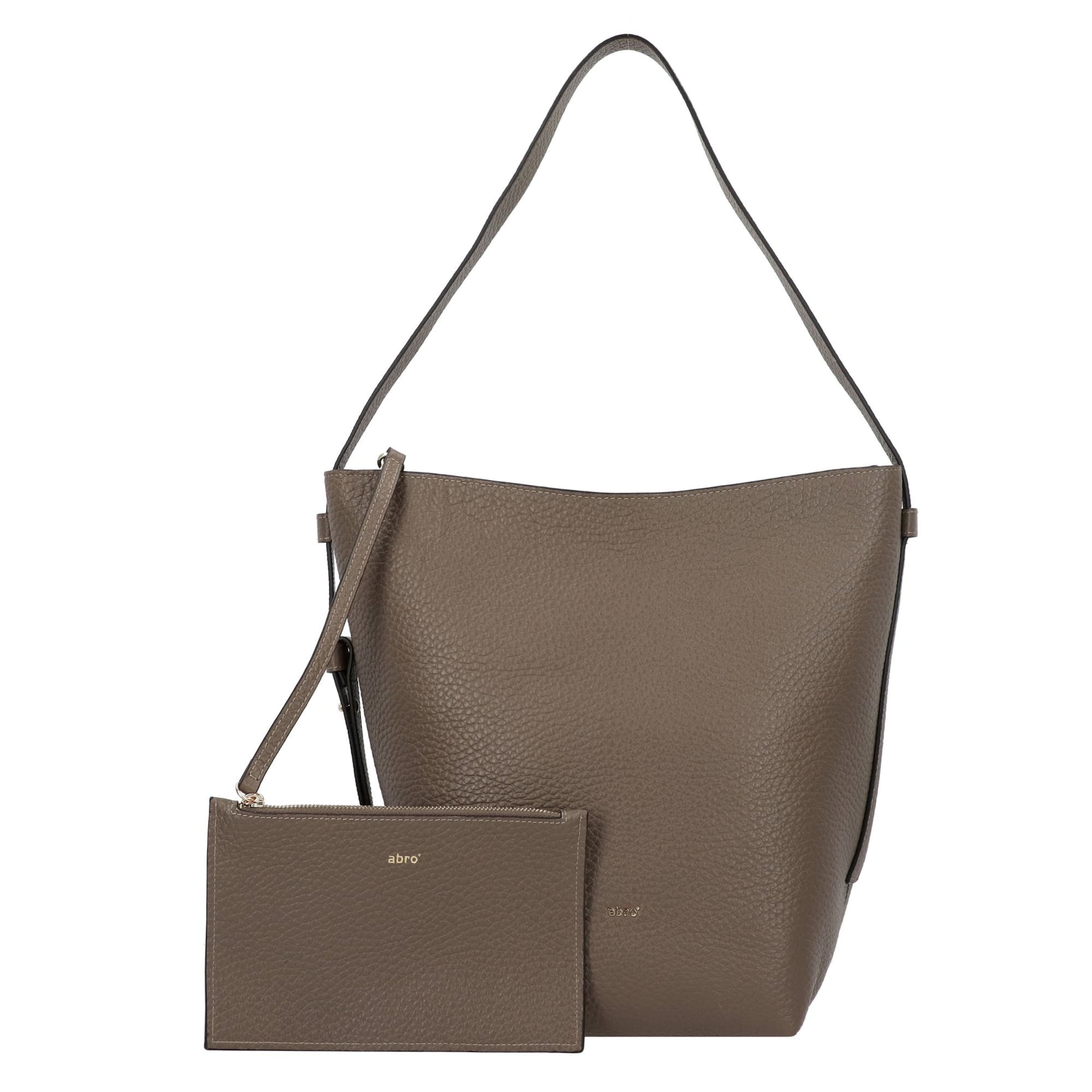 ABRO Shopper 'Cosmo' in Brown: front