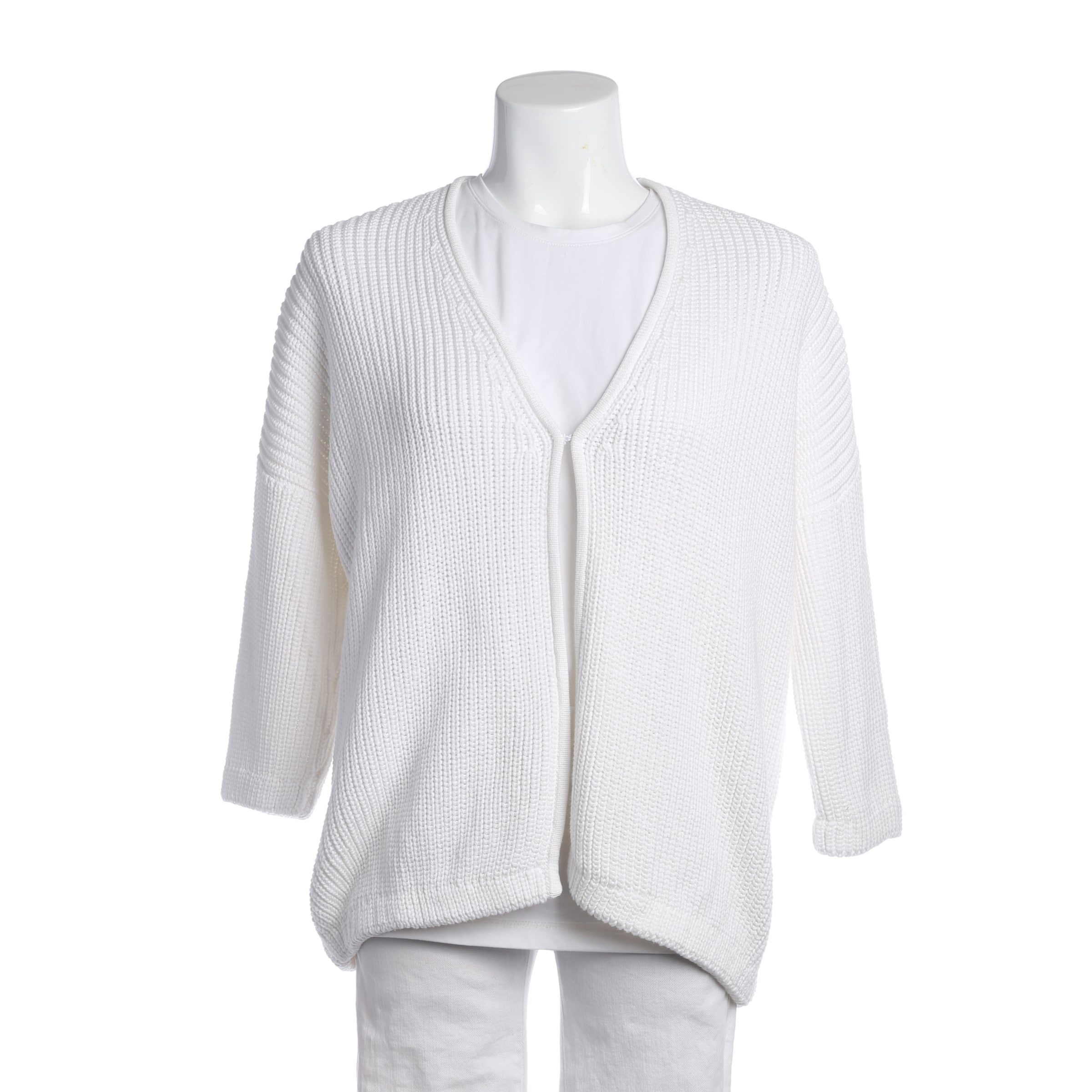 Hemisphere Sweater & Cardigan in M in White: front