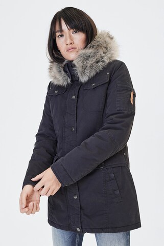 Harlem Soul Parka in Grau: Vorderseite