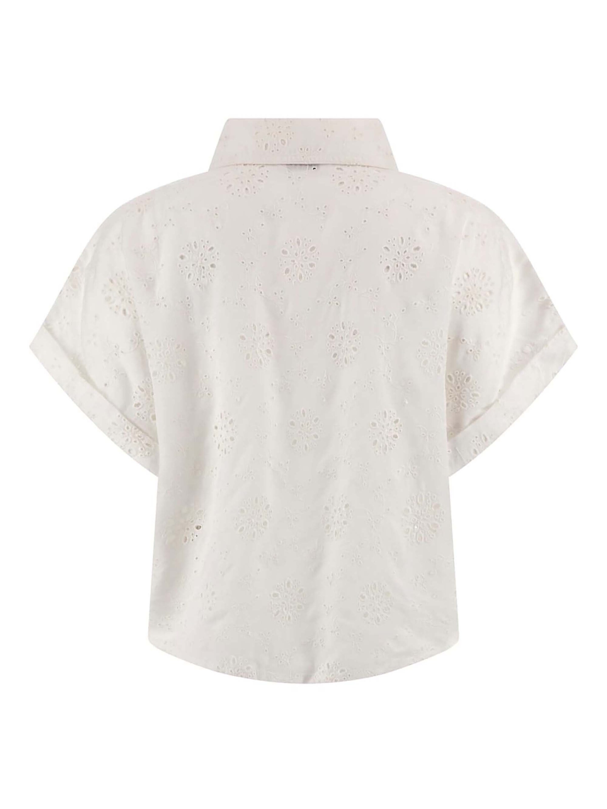 Chemisier 'Brigitte Embro' GUESS en blanc