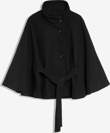 Capă de la Bershka pe negru: față