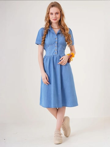 Bigdart Jurk 'Midi' in Blauw