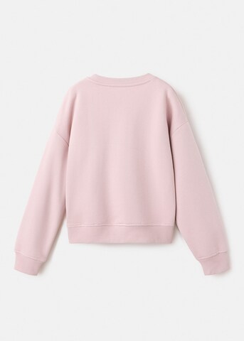 MANGO KIDS Mikina 'NYC' – pink