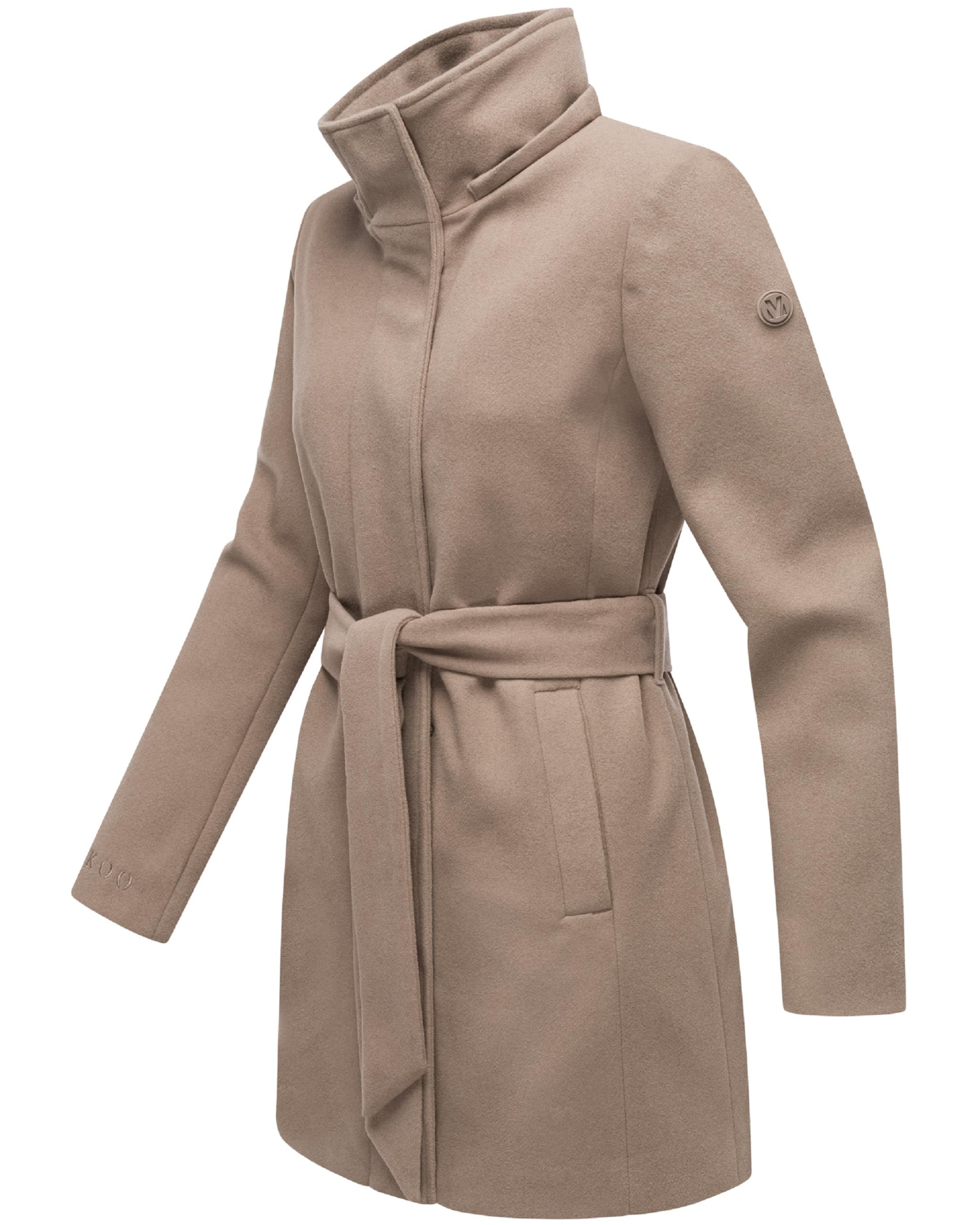 Manteau mi-saison 'Katalinaa 16' MARIKOO en marron