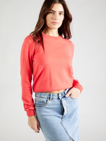 VERO MODA Trui 'HOLLY KARIS' in Rood