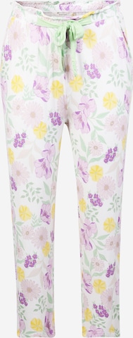 ESPRIT - Calças de pijama em branco: frente
