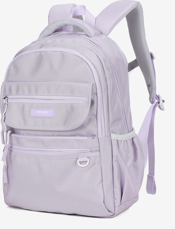 Aoking Backpack in Purple: front