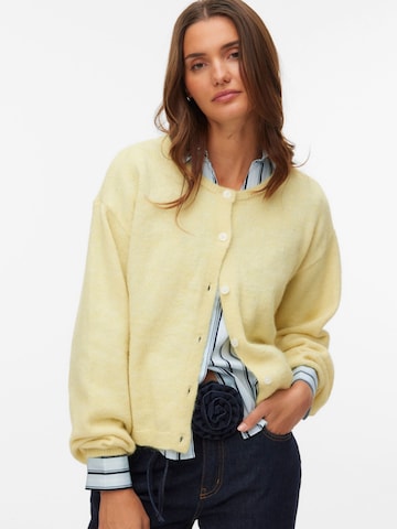 Cardigan 'VMHope' VERO MODA en jaune : devant