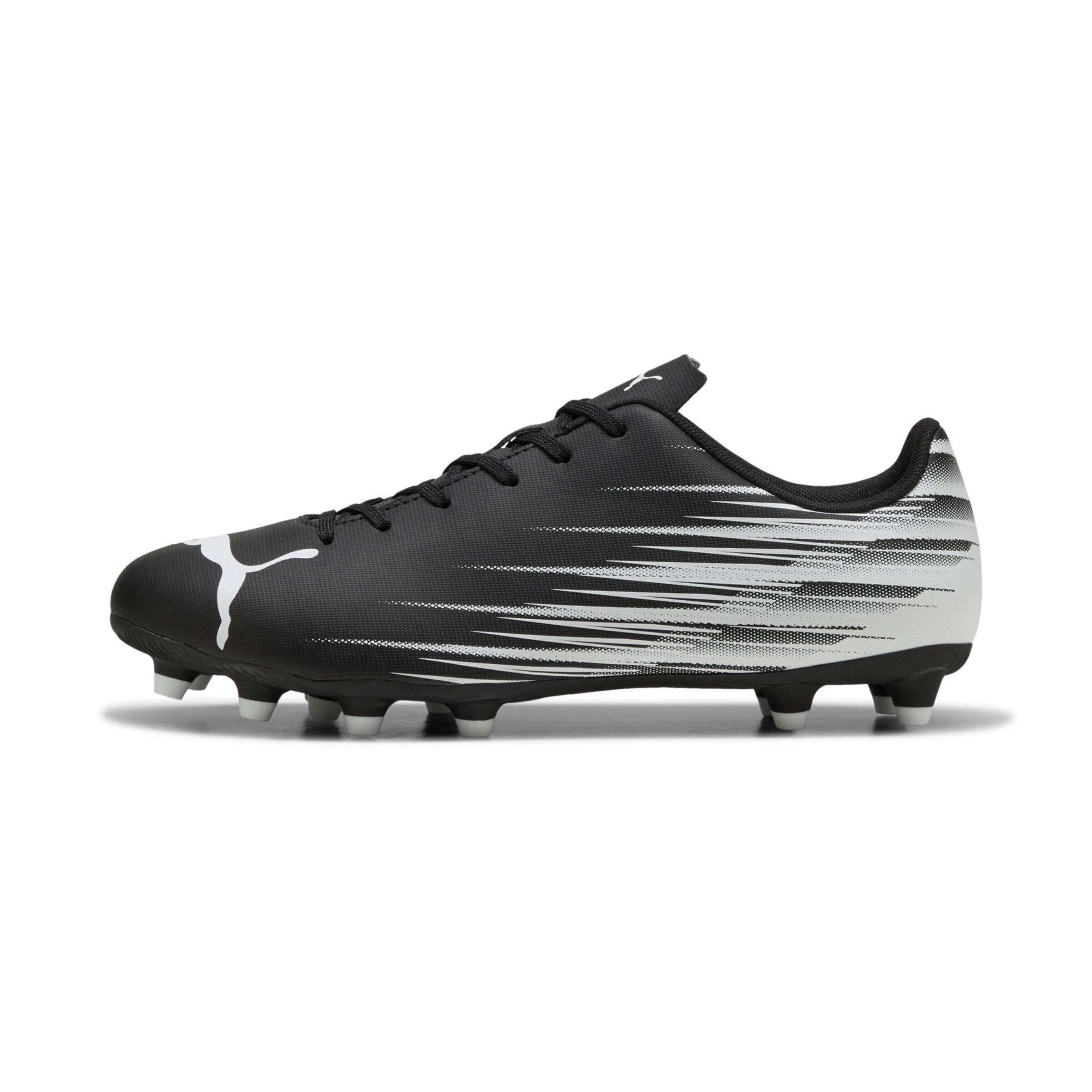 PUMA Soccer Cleats in Black: front