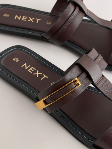 Next Pantolette in Braun