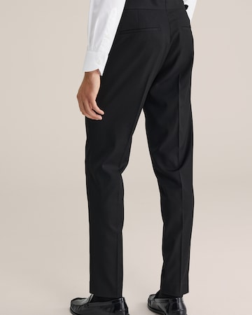 WE Fashion Slimfit Kalhoty – černá