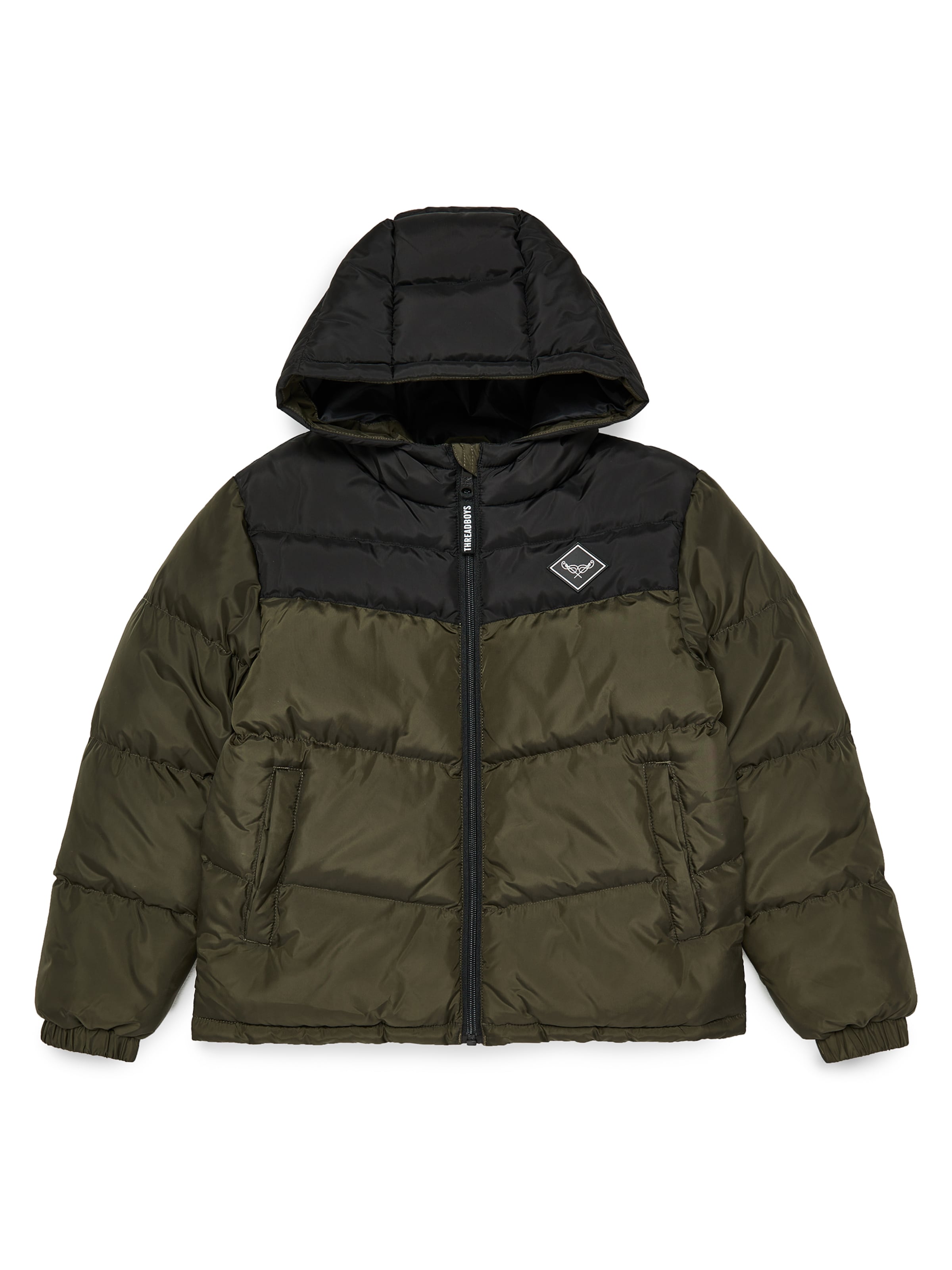 Threadboys Tussenjas in Groen: voorkant