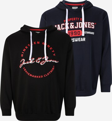 Jack & Jones Plus Sweatshirt in Blue: front