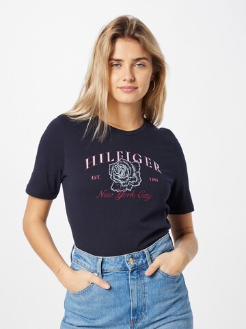 TOMMY HILFIGER Shirt in Blauw: voorkant