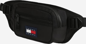 Tommy Jeans - Bolsa de cintura em preto: frente